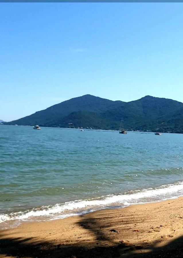 Pe Na Areia, Casa Na Praia De Frente Para O Mar フロリアノポリス エクステリア 写真